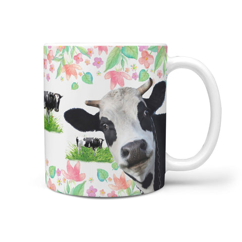 Holstein Friesian cattle (Cow) Print 360 White Mug