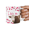 Simmental Cattle (Cow) Print 360 White Mug