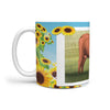 Brangus Cattle (Cow) Print 360 White Mug