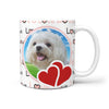 Cute Maltese Print 360 White Mug