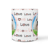 Cute Maltese Print 360 White Mug