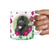 Newfoundland Dog Print 360 White Mug