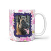 Belgian Malinois Dog Print 360 White Mug