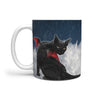 Bombay Cat Print 360 White Mug