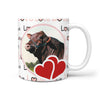 Red Poll Cattle (Cow) Print 360 White Mug