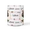 Red Poll Cattle (Cow) Print 360 White Mug