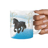 Gypsy Horse Print 360 White Mug