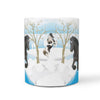 Gypsy Horse Print 360 White Mug