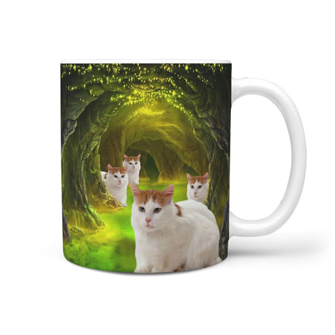 Charming Turkish Van Cat Print 360 Mug