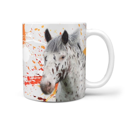 Noriker Horse Print 360 White Mug