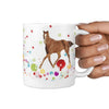 Quarab Horse Print 360 White Mug