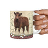 Luing Cattle (Cow) Print 360 White Mug