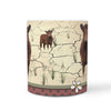 Luing Cattle (Cow) Print 360 White Mug