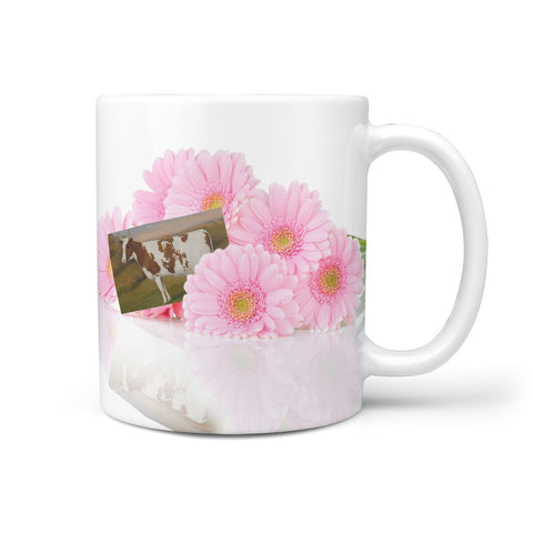 Ayrshire Cattle (Cow) Print 360 White Mug