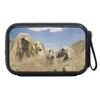 Afghan Hound On Mount Rushmore Print Bluetooth Speaker