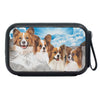 Papillon Dog On Mount Rushmore Print Bluetooth Speaker