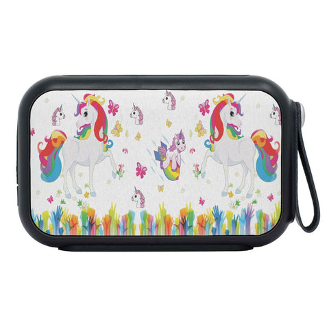 Happy Unicorns Print Bluetooth Speaker