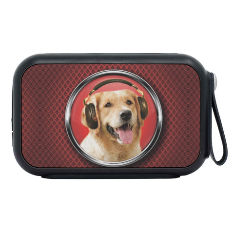 Golden Retriever Print Bluetooth Speaker