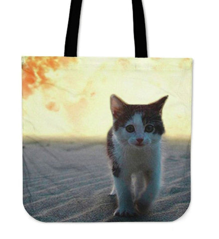 Impression Cat Tote Bag-3D Print-Free Shipping-Paww-Printz-Merchandise