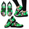 Lagotto Romagnolo Dog Print (Black/White) Running Shoes For Women-Free Shipping-Paww-Printz-Merchandise