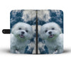 Cute Maltese Dog Print Wallet Case-Free Shipping