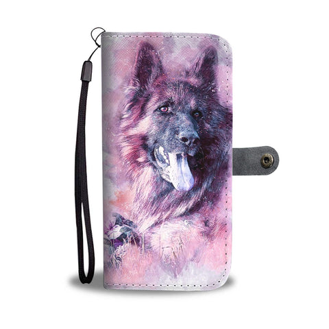 German Shepherd Art Print Wallet Case-Free Shipping