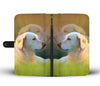 Golden Retriever Dog Print Wallet Case-Free Shipping