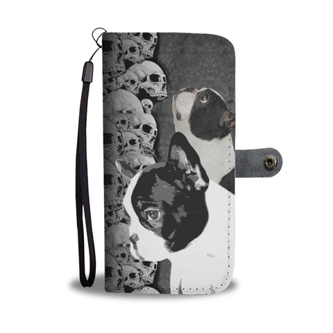 Boston Terrier Print Wallet Case-Free Shipping