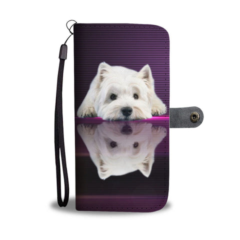 West Highland White Terrier (Westie) Dog Print Wallet Case-Free Shipping