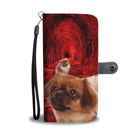 Tibetan Spaniel Print Wallet Case-Free Shipping