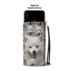 American Eskimo Dog Print Wallet Case-Free Shipping