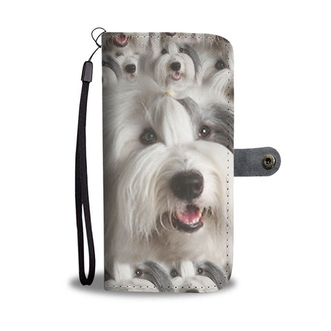 Old English Sheepdog Print Wallet Case-Free Shipping