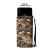 Greyhound Dog In Lots Print Wallet Case-Free Shipping