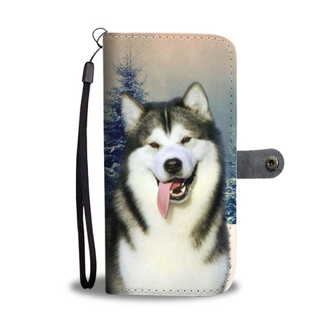 Alaskan Malamute Dog Wallet Case- Free Shipping