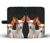 Ibizan Hound Dog Print Wallet Case-Free Shipping