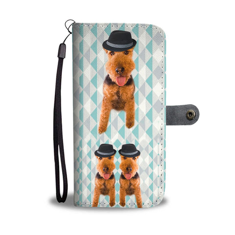 Welsh Terrier Dog Print Wallet Case-Free Shipping