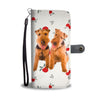 Cute Welsh Terrier Dog Print Wallet Case-Free Shipping