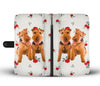 Cute Welsh Terrier Dog Print Wallet Case-Free Shipping