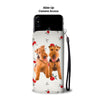 Cute Welsh Terrier Dog Print Wallet Case-Free Shipping