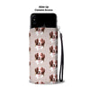 Brittany Dog Patterns Print Wallet Case-Free Shipping