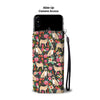 Pug Floral Wallet Case- Free Shipping