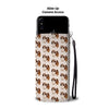 Lhasa Apso Pattern Print Wallet Case-Free Shipping