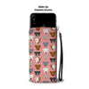 Pitbull Dog Pattern Print Wallet Case-Free Shipping