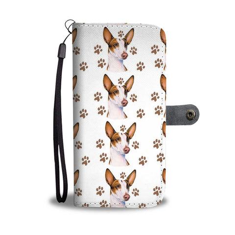 Ibizan Hound Dog Paws Patterns Print Wallet Case-Free Shipping