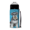 Miniature Schnauzer Print Wallet Case-Free Shipping