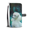 Cute Poodle Print Wallet Case-Free Shipping