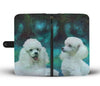 Cute Poodle Print Wallet Case-Free Shipping