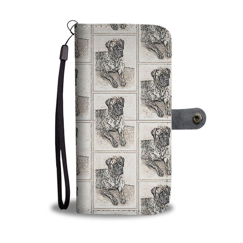 English Mastiff Dog Patterns Print Wallet Case-Free Shipping