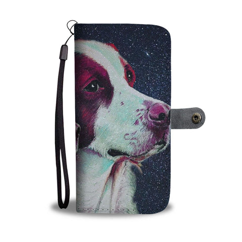 Lovely Brittany Dog Print Wallet Case-Free Shipping