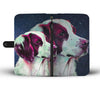 Lovely Brittany Dog Print Wallet Case-Free Shipping